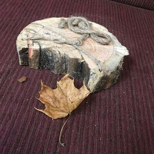 Great Real Wood pot/plant holders for the porch